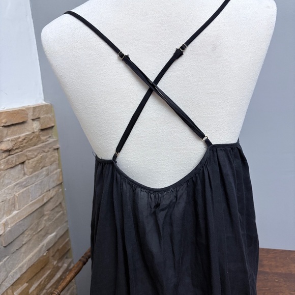 J. Crew Classic Black ruffle hem Dress - Picture 3 of 6